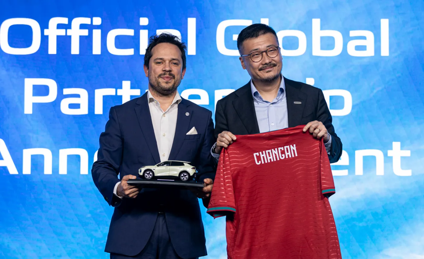 Changan Automobile anuncia una alianza estratégica global con la selección nacional de fútbol de Portugal.